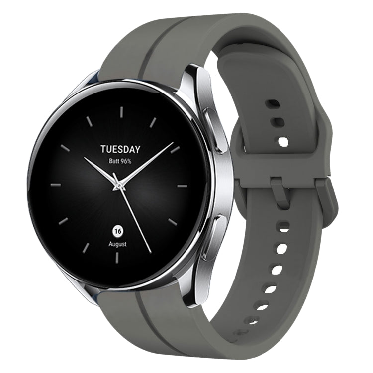 Cinturino in silicone con anello da 22 mm, For Xiaomi MI Watch S2, For Xiaomi MI Watch S1