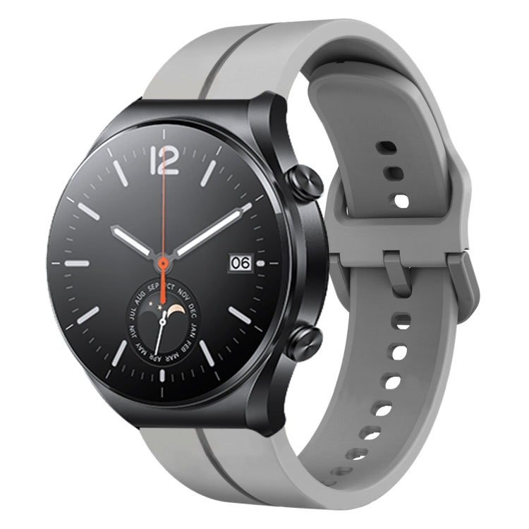 Cinturino in silicone con anello da 22 mm, For Xiaomi MI Watch S2, For Xiaomi MI Watch S1