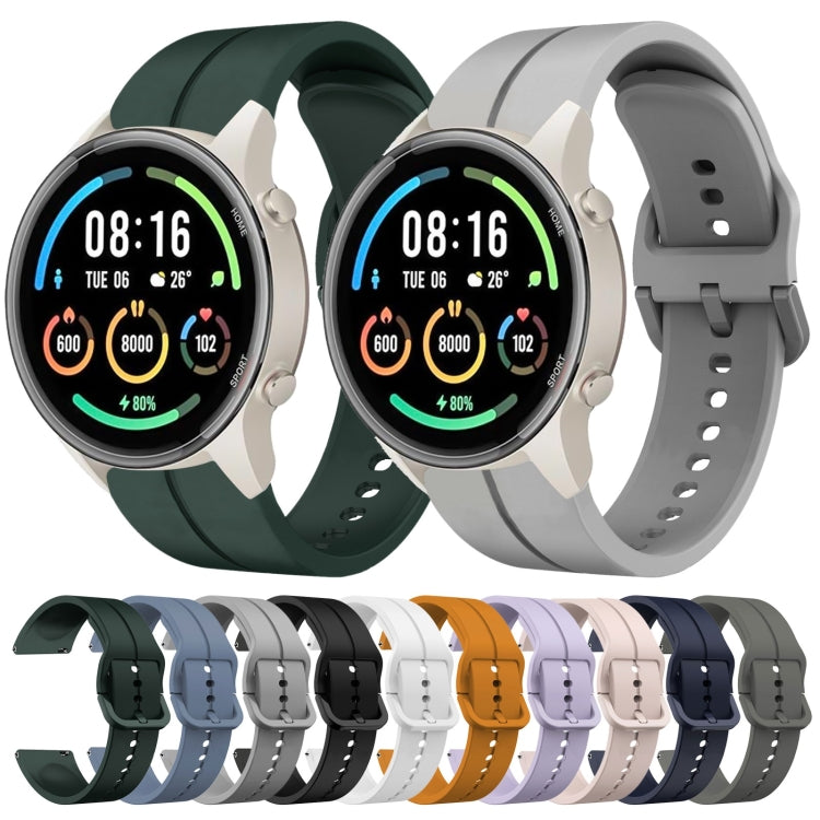 Cinturino in silicone con anello da 22 mm, For Xiaomi MI Watch Sport, For Xiaomi MI Watch Color