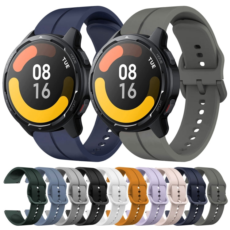 Cinturino in silicone con anello da 22 mm, For Xiaomi MI Watch S1 Active, For Xiaomi Haylou RT2 LS10