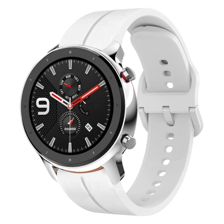 Cinturino in silicone con anello da 22 mm, For Amazfit GTR 4, For Amazfit GTR 4 Pro