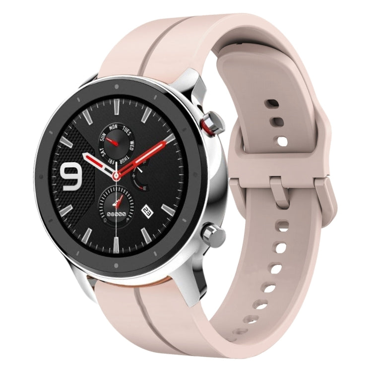 Cinturino in silicone con anello da 22 mm, For Amazfit GTR 4, For Amazfit GTR 4 Pro