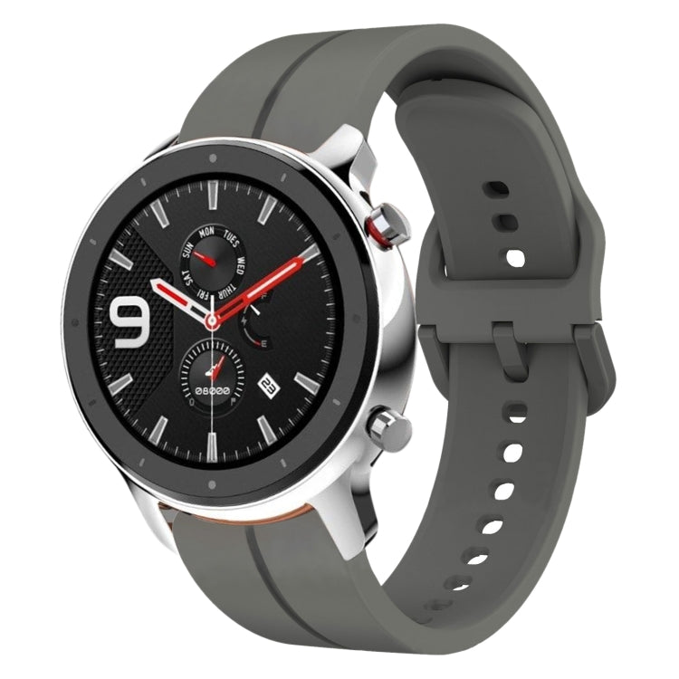Cinturino in silicone con anello da 22 mm, For Amazfit GTR 4, For Amazfit GTR 4 Pro