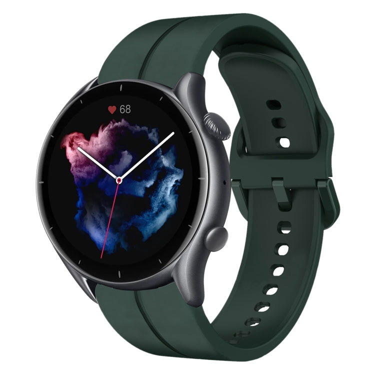 Cinturino in silicone con anello da 22 mm, For Amazfit GTR 3, For Amazfit GTR 3 Pro