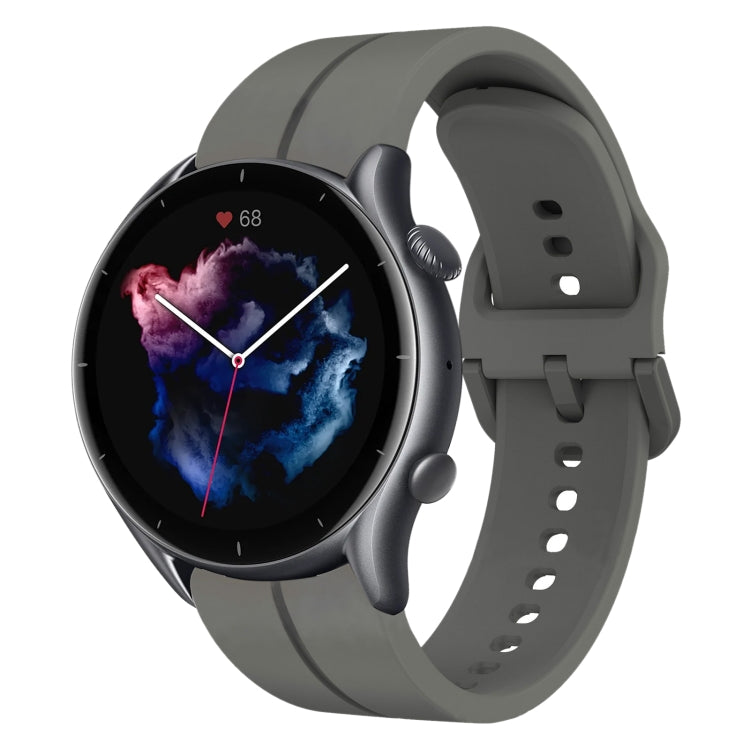 Cinturino in silicone con anello da 22 mm, For Amazfit GTR 3, For Amazfit GTR 3 Pro