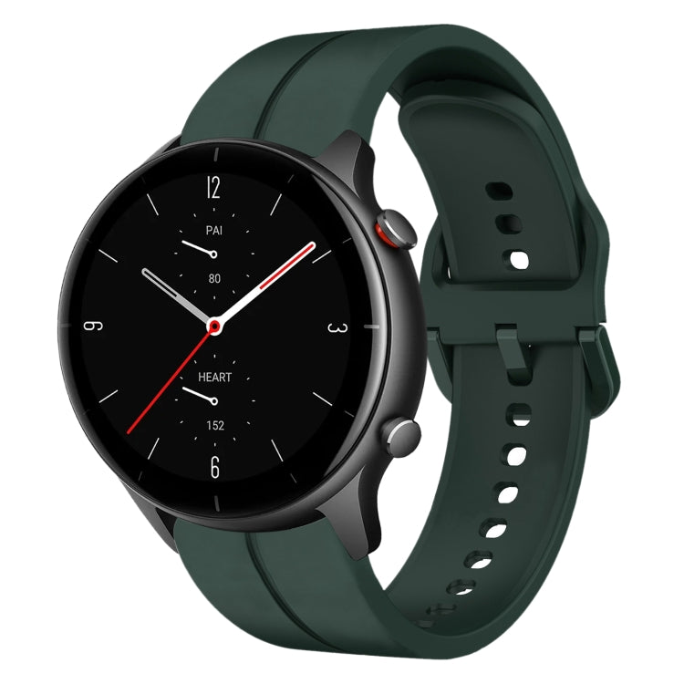 Cinturino in silicone con anello da 22 mm, For Amazfit GTR 2e, For Amazfit GTR 2