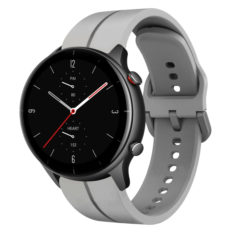 Cinturino in silicone con anello da 22 mm, For Amazfit GTR 2e, For Amazfit GTR 2