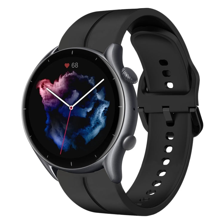 Cinturino in silicone con anello da 22 mm, For Amazfit 3, For Amazfit GTR 47mm