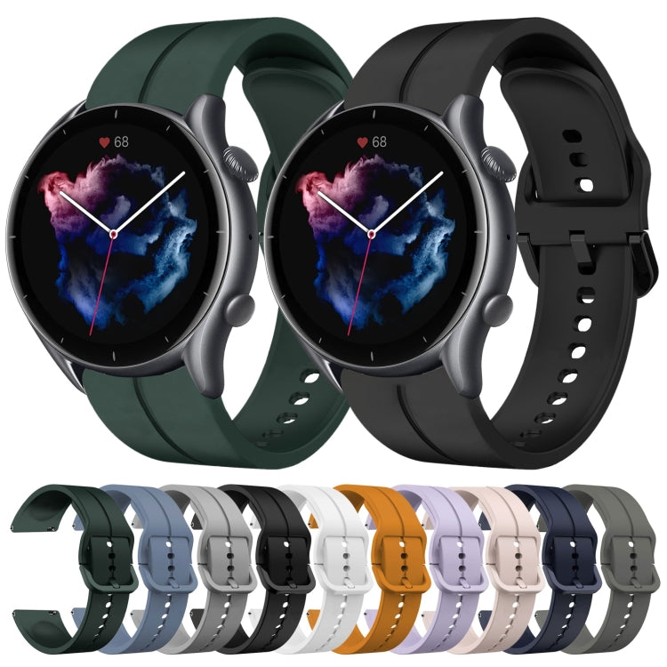 Cinturino in silicone con anello da 22 mm, For Amazfit 3, For Amazfit GTR 47mm