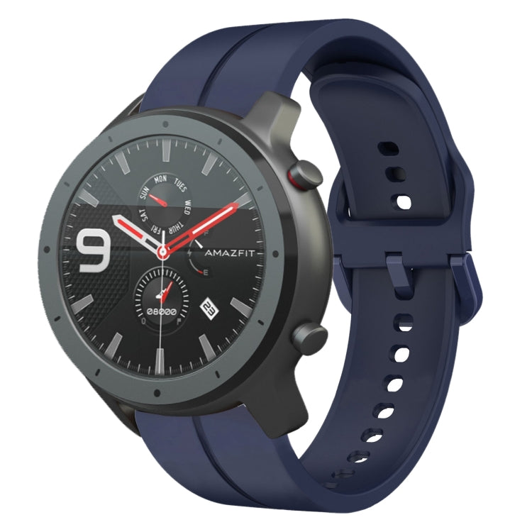 Cinturino in silicone con anello da 22 mm, For Amazfit 3, For Amazfit GTR 47mm