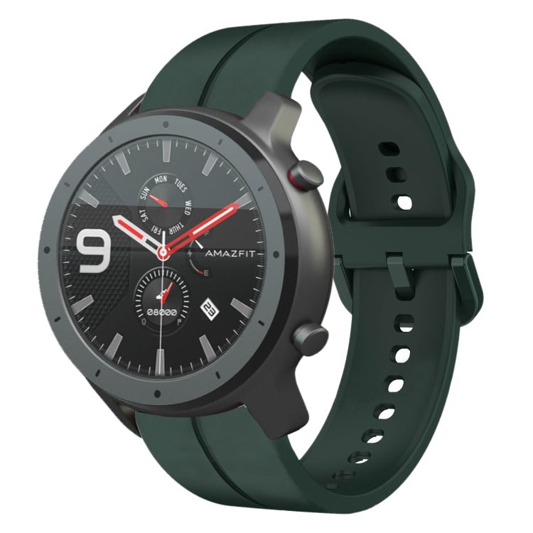 Cinturino in silicone con anello da 22 mm, For Amazfit 3, For Amazfit GTR 47mm
