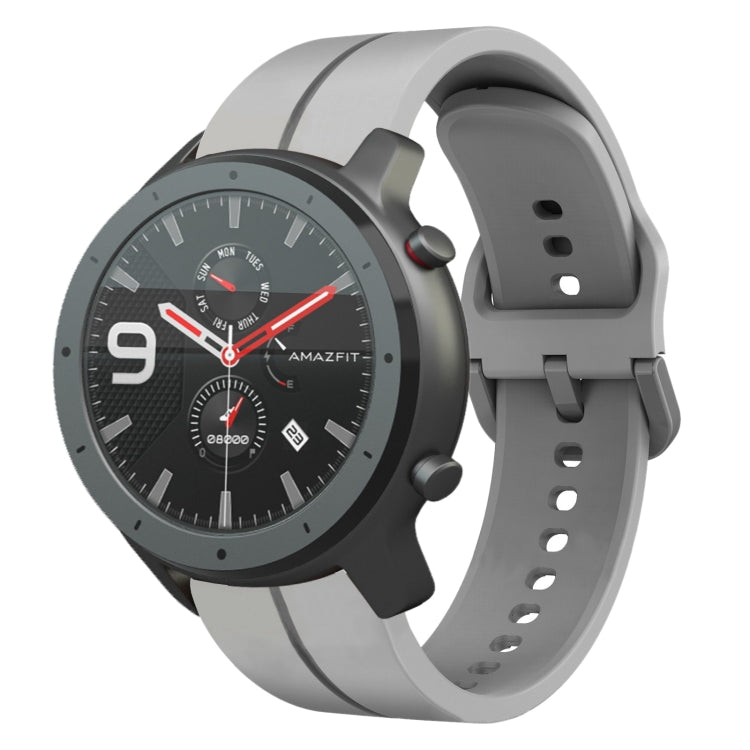 Cinturino in silicone con anello da 22 mm, For Amazfit 3, For Amazfit GTR 47mm