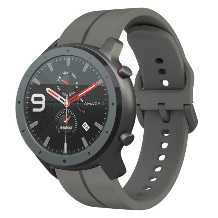 Cinturino in silicone con anello da 22 mm, For Amazfit 3, For Amazfit GTR 47mm