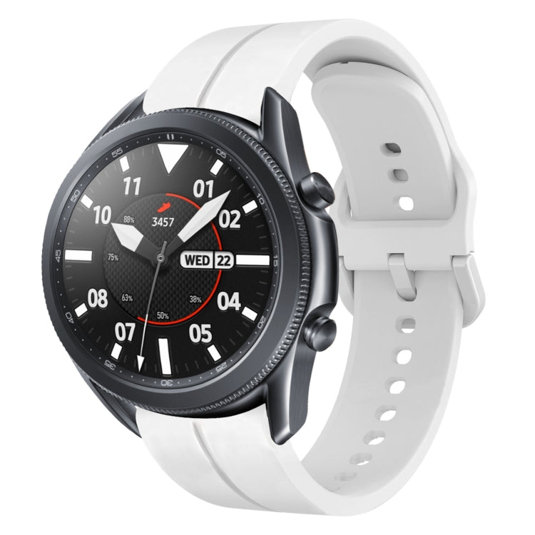 Cinturino in silicone con anello da 22 mm, For Samsung Galaxy Watch3 45mm, For Samsung Galaxy Watch 46mm