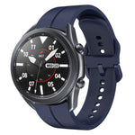Cinturino in silicone con anello da 22 mm, For Samsung Galaxy Watch3 45mm, For Samsung Galaxy Watch 46mm