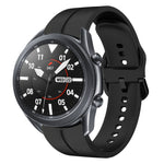 Cinturino in silicone con anello da 22 mm, For Samsung Galaxy Watch3 45mm, For Samsung Galaxy Watch 46mm