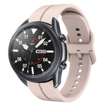 Cinturino in silicone con anello da 22 mm, For Samsung Galaxy Watch3 45mm, For Samsung Galaxy Watch 46mm