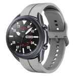 Cinturino in silicone con anello da 22 mm, For Samsung Galaxy Watch3 45mm, For Samsung Galaxy Watch 46mm