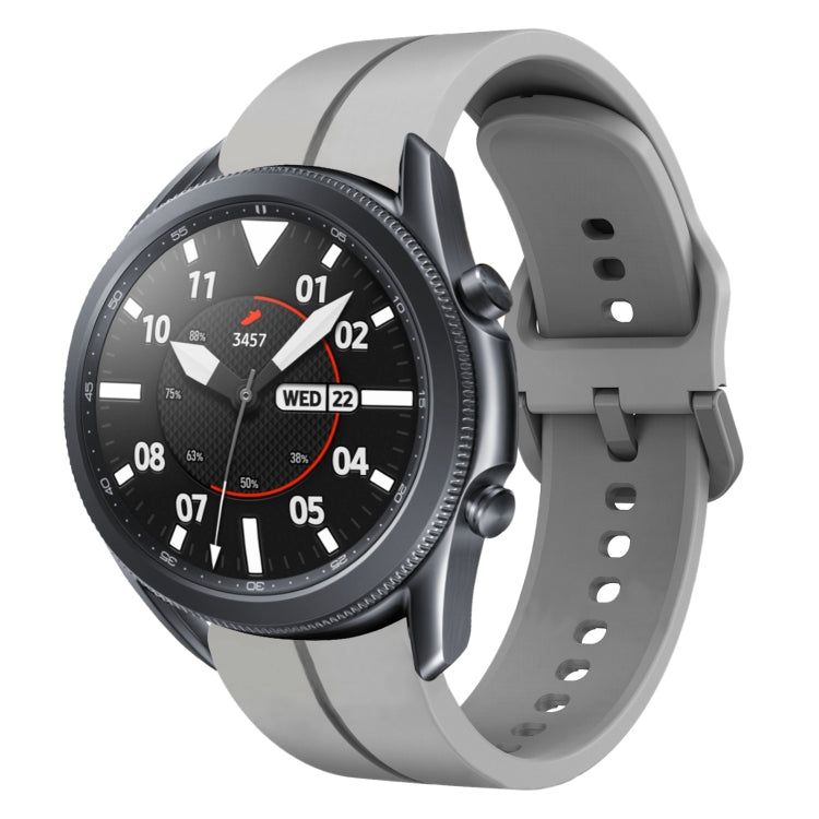 Cinturino in silicone con anello da 22 mm, For Samsung Galaxy Watch3 45mm, For Samsung Galaxy Watch 46mm