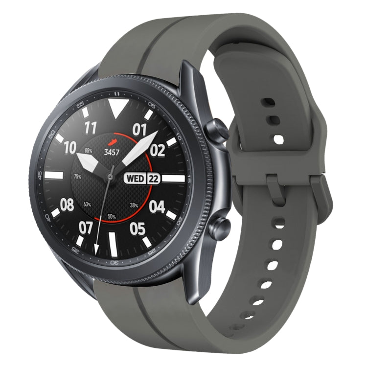Cinturino in silicone con anello da 22 mm, For Samsung Galaxy Watch3 45mm, For Samsung Galaxy Watch 46mm