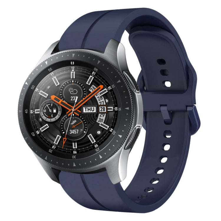 Cinturino in silicone con anello da 22 mm, For Samsung Galaxy Watch3 45mm, For Samsung Galaxy Watch 46mm