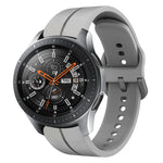Cinturino in silicone con anello da 22 mm, For Samsung Galaxy Watch3 45mm, For Samsung Galaxy Watch 46mm