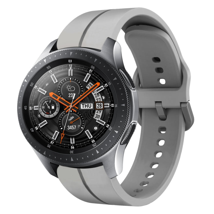 Cinturino in silicone con anello da 22 mm, For Samsung Galaxy Watch3 45mm, For Samsung Galaxy Watch 46mm