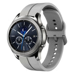 Cinturino in silicone con anello da 22 mm, For Samsung Gear S3 Classic, For Samsung Gear S3 Frontier