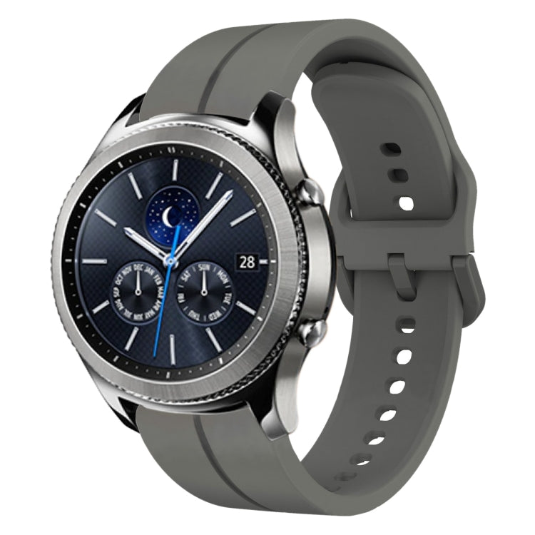 Cinturino in silicone con anello da 22 mm, For Samsung Gear S3 Classic, For Samsung Gear S3 Frontier