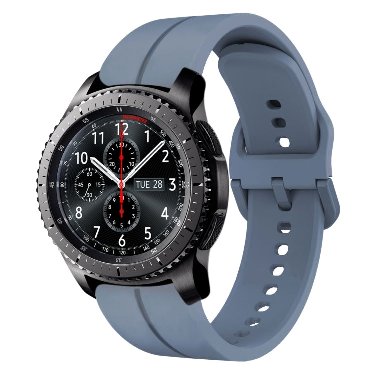 Cinturino in silicone con anello da 22 mm, For Samsung Gear S3 Classic, For Samsung Gear S3 Frontier