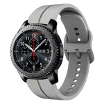 Cinturino in silicone con anello da 22 mm, For Samsung Gear S3 Classic, For Samsung Gear S3 Frontier