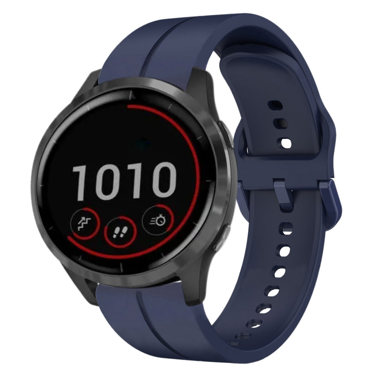 Cinturino in silicone con anello da 22 mm, For Garmin Venu 2, For Garmin Vivoactive4