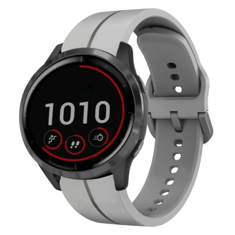 Cinturino in silicone con anello da 22 mm, For Garmin Venu 2, For Garmin Vivoactive4