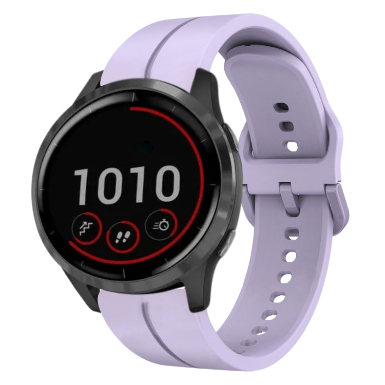 Cinturino in silicone con anello da 22 mm, For Garmin Venu 2, For Garmin Vivoactive4