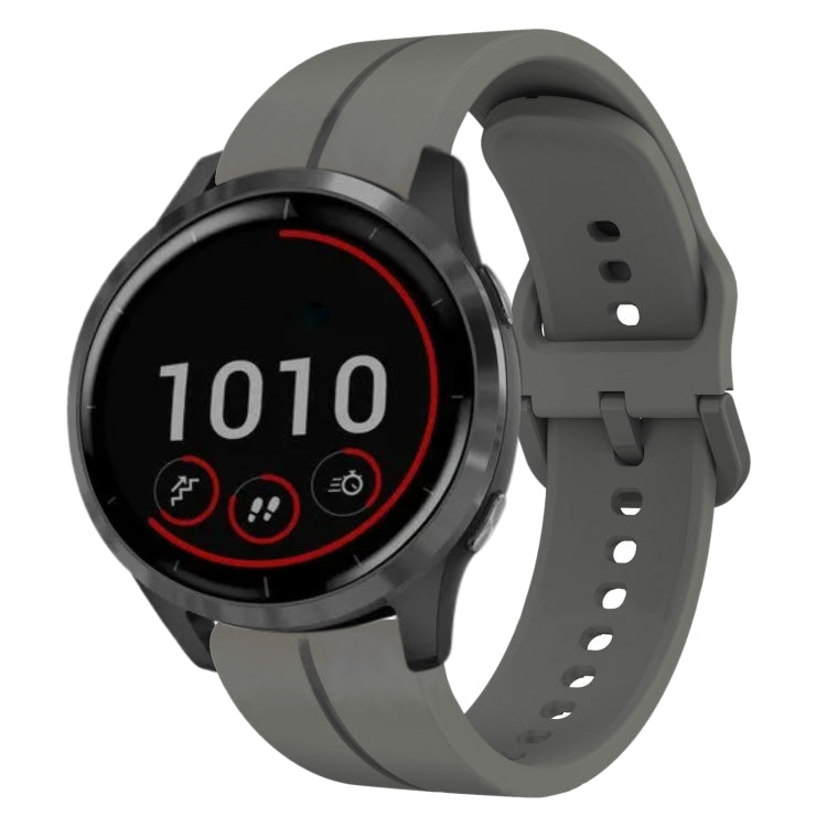 Cinturino in silicone con anello da 22 mm, For Garmin Venu 2, For Garmin Vivoactive4