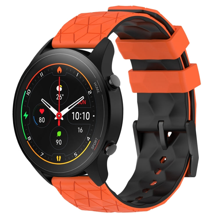 Cinturino in silicone bicolore con motivo a calcio da 22 mm, For Xiaomi MI Watch S1 Pro, For Xiaomi MI Watch Color 2