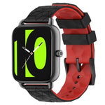 Cinturino in silicone bicolore con motivo a calcio da 22 mm, For Xiaomi Haylou RS4 LS12