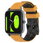 Cinturino in silicone bicolore con motivo a calcio da 22 mm, For Xiaomi Haylou RS4 LS12