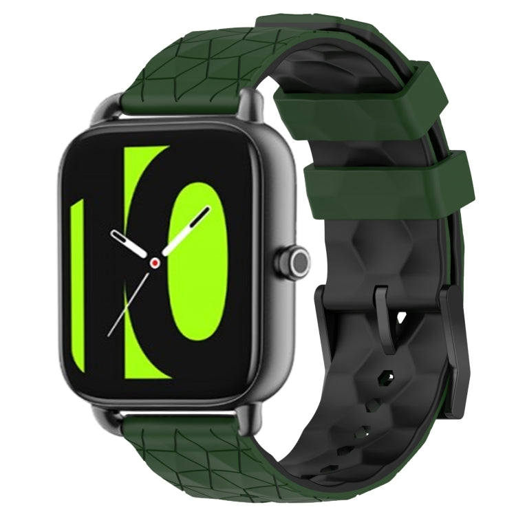 Cinturino in silicone bicolore con motivo a calcio da 22 mm, For Xiaomi Haylou RS4 LS12