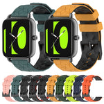 Cinturino in silicone bicolore con motivo a calcio da 22 mm, For Xiaomi Haylou RS4 LS12