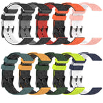 Cinturino in silicone bicolore con motivo a calcio da 22 mm, For Xiaomi Haylou RS4 LS12