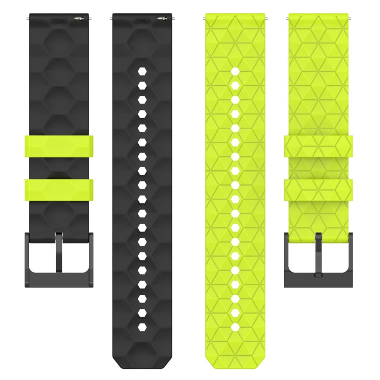 Cinturino in silicone bicolore con motivo a calcio da 22 mm, For Xiaomi Haylou RS4 LS12
