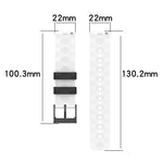 Cinturino in silicone bicolore con motivo a calcio da 22 mm, For Xiaomi Haylou RS4 LS12