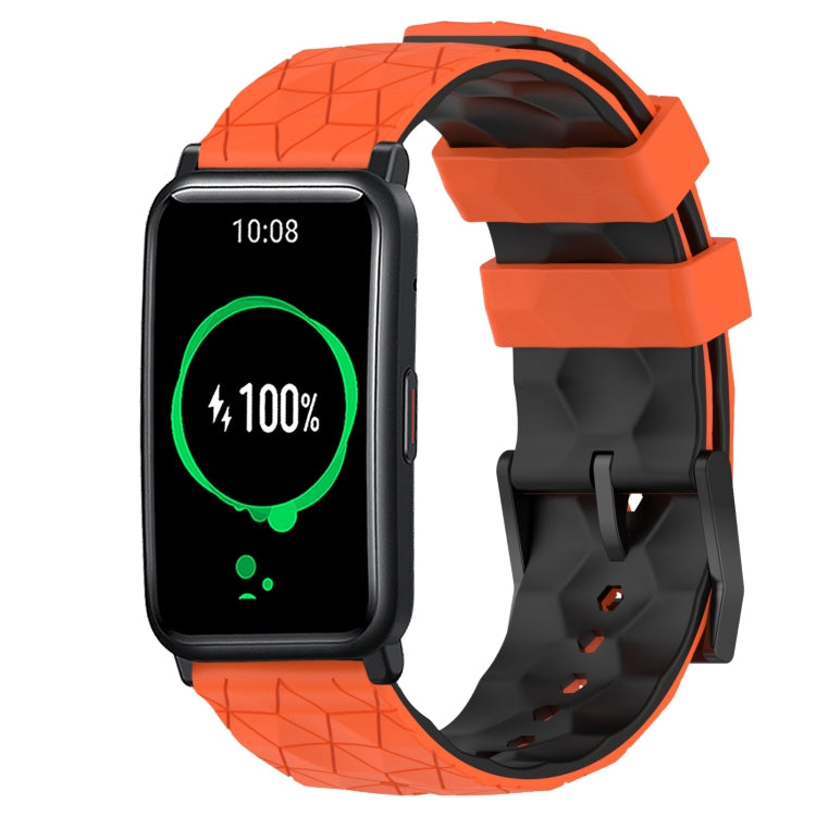 Cinturino in silicone bicolore modello calcio da 20 mm, For Honor Watch ES, For Honor MagicWatch2 42mm