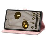 Custodia per telefono in pelle goffrata fiore mandala, For Google Pixel 7A, For vivo iQOO Neo 6