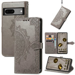 Custodia per telefono in pelle goffrata fiore mandala, For Google Pixel 7A, For vivo iQOO Neo 6