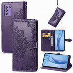 Custodia per telefono in pelle goffrata fiore mandala, For Infinix Hot 12 Pro, For Infinix Hot 12i, For ZTE Libero 5G III, For OPPO Reno9