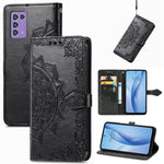 Custodia per telefono in pelle goffrata fiore mandala, For Infinix Hot 12 Pro, For Infinix Hot 12i, For ZTE Libero 5G III, For OPPO Reno9