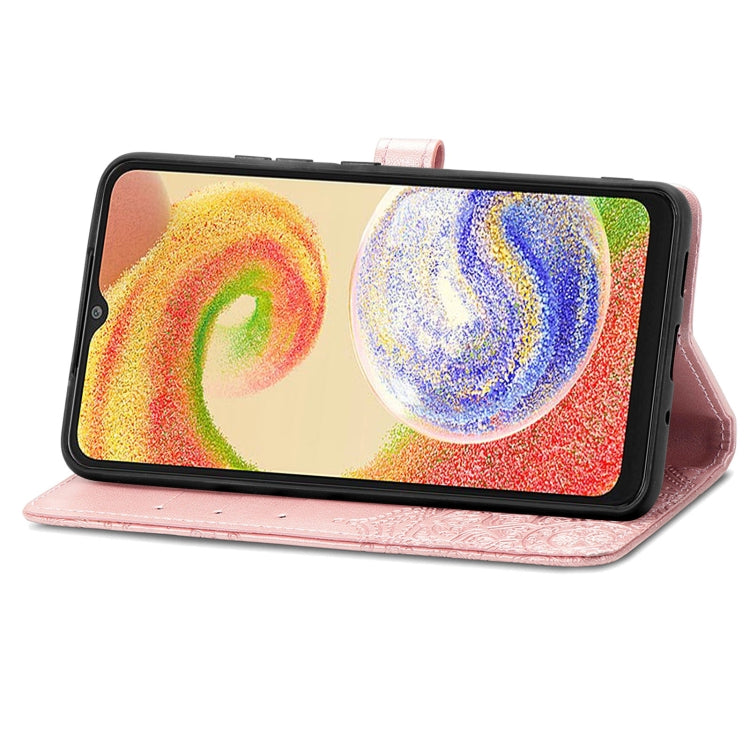 Custodia per telefono in pelle goffrata fiore mandala, For Samsung Galaxy A04, For Samsung Galaxy A04e, For TCL 40 SE, For Tecno Spark 9 Pro