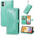 Custodia per telefono in pelle goffrata fiore mandala, For Samsung Galaxy A04, For Samsung Galaxy A04e, For TCL 40 SE, For Tecno Spark 9 Pro